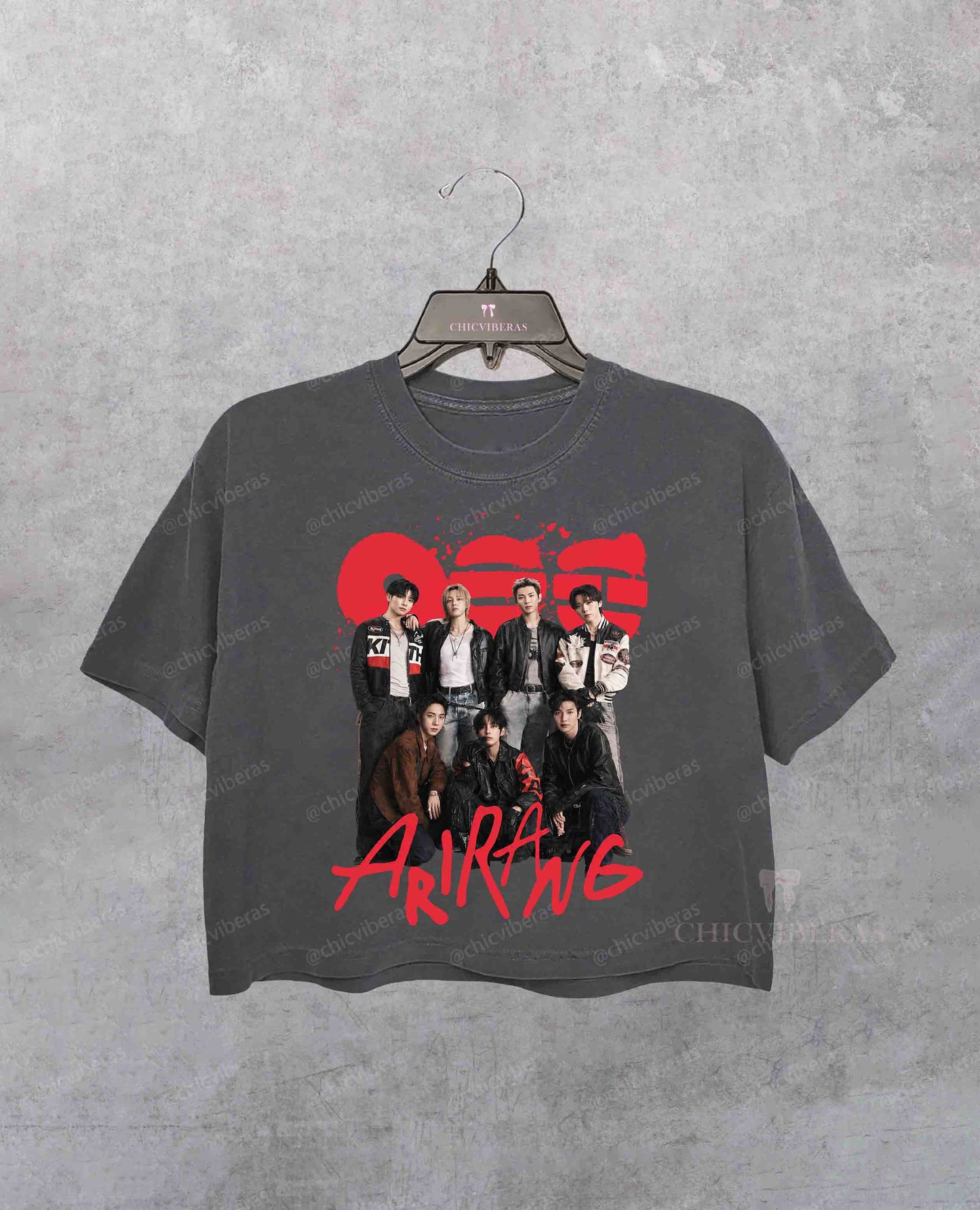 BTS World Tour Arirang Bangtan Comeback 2026 Crop Shirt