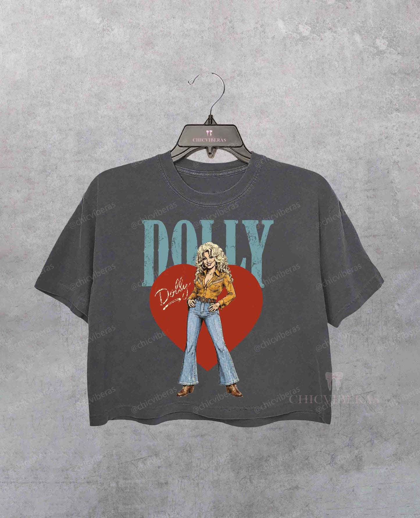 Dolly Parton Memorial RIP Crop Shirt