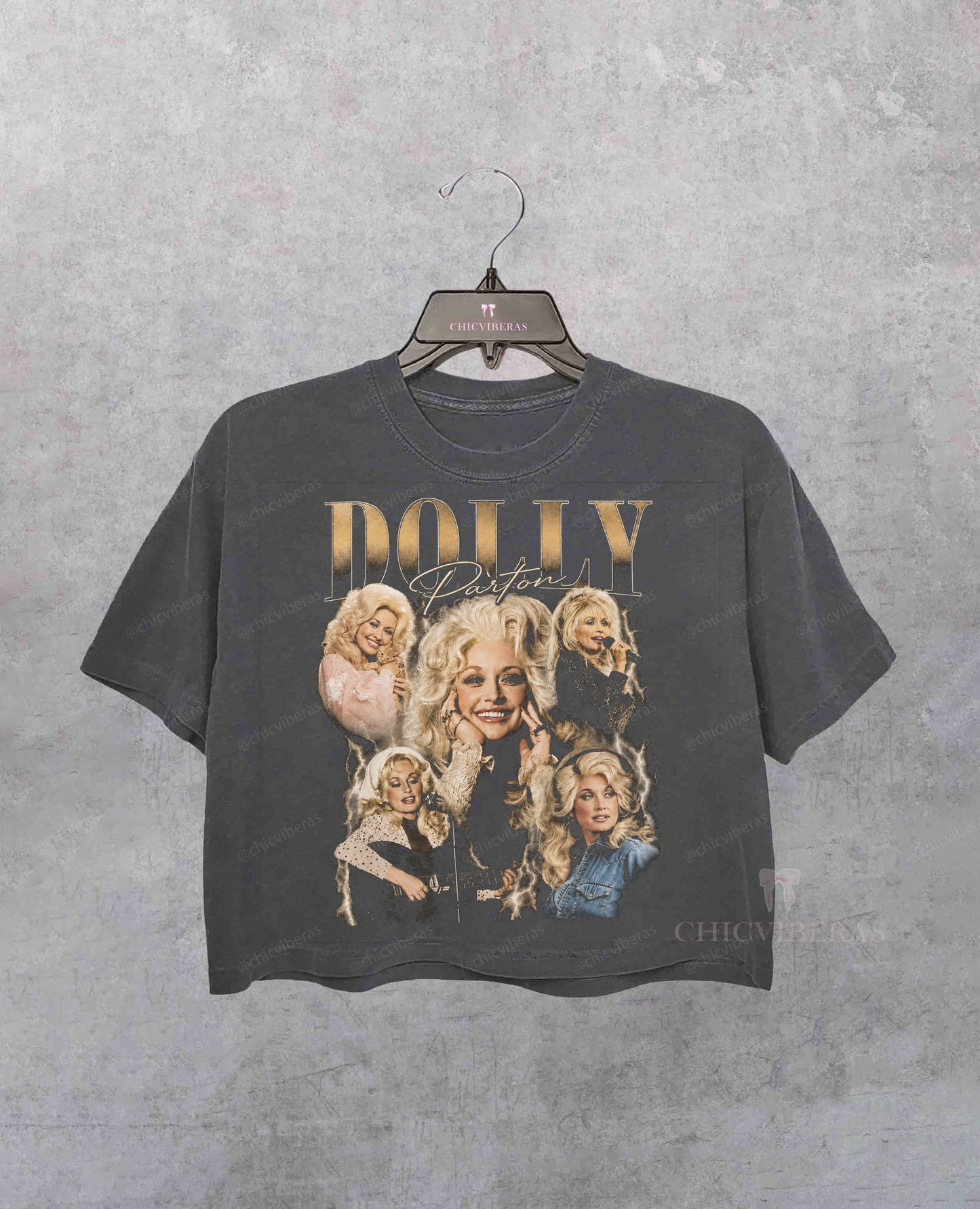 Dolly Parton Vintage 90s Styles Crop Shirt