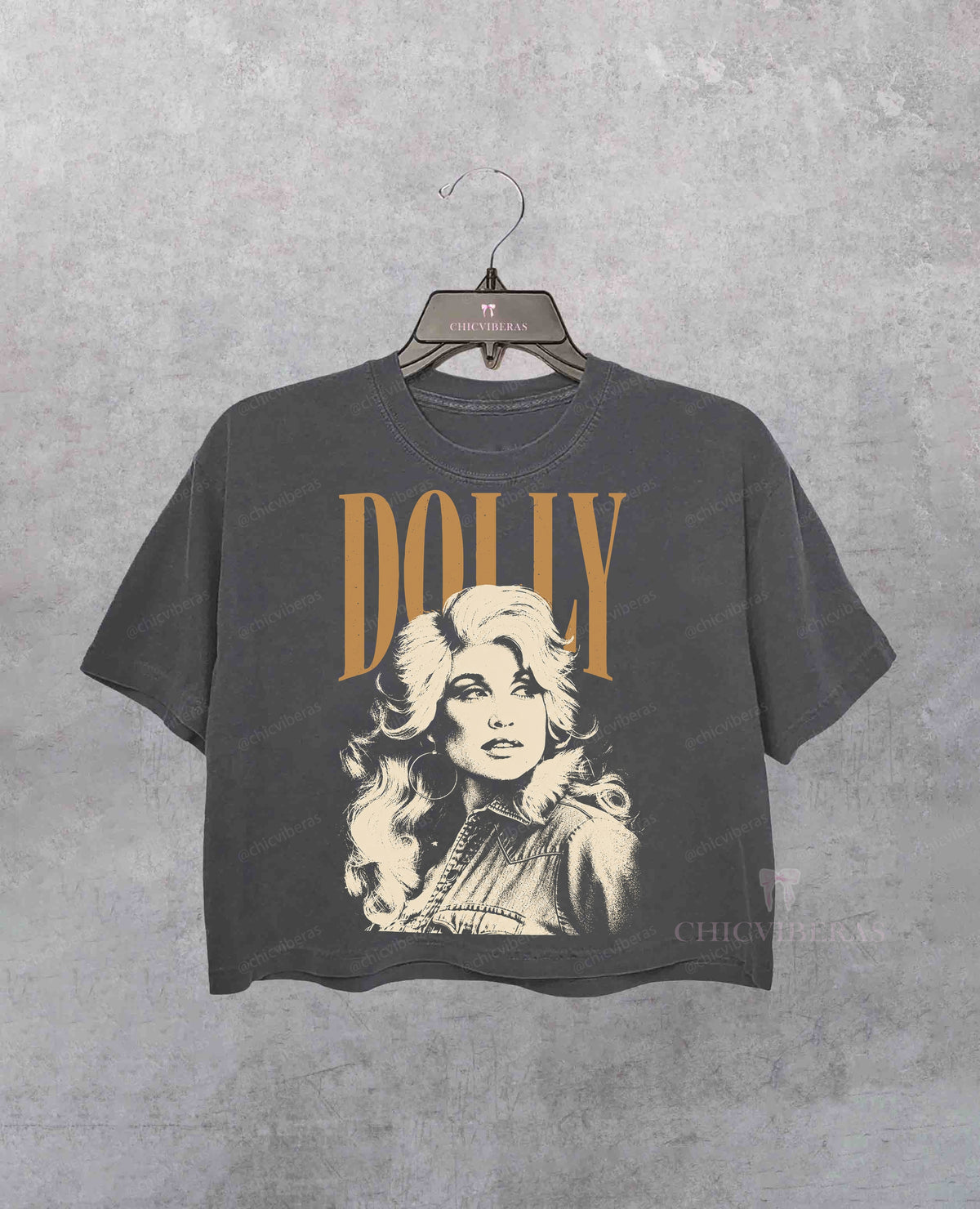 Dolly Music Legend Tribute Crop Shirt