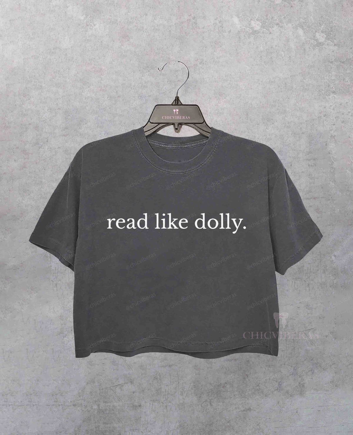 Read Like Dolly Crop Shirt
