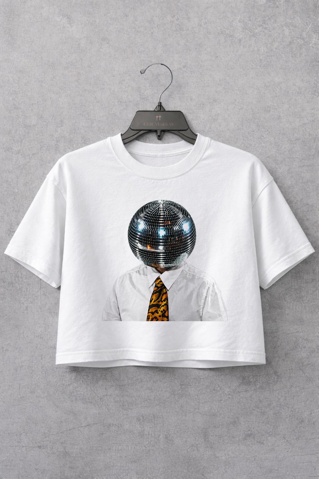 Disco Ball Head HS Together Together Tour Crop Shirt