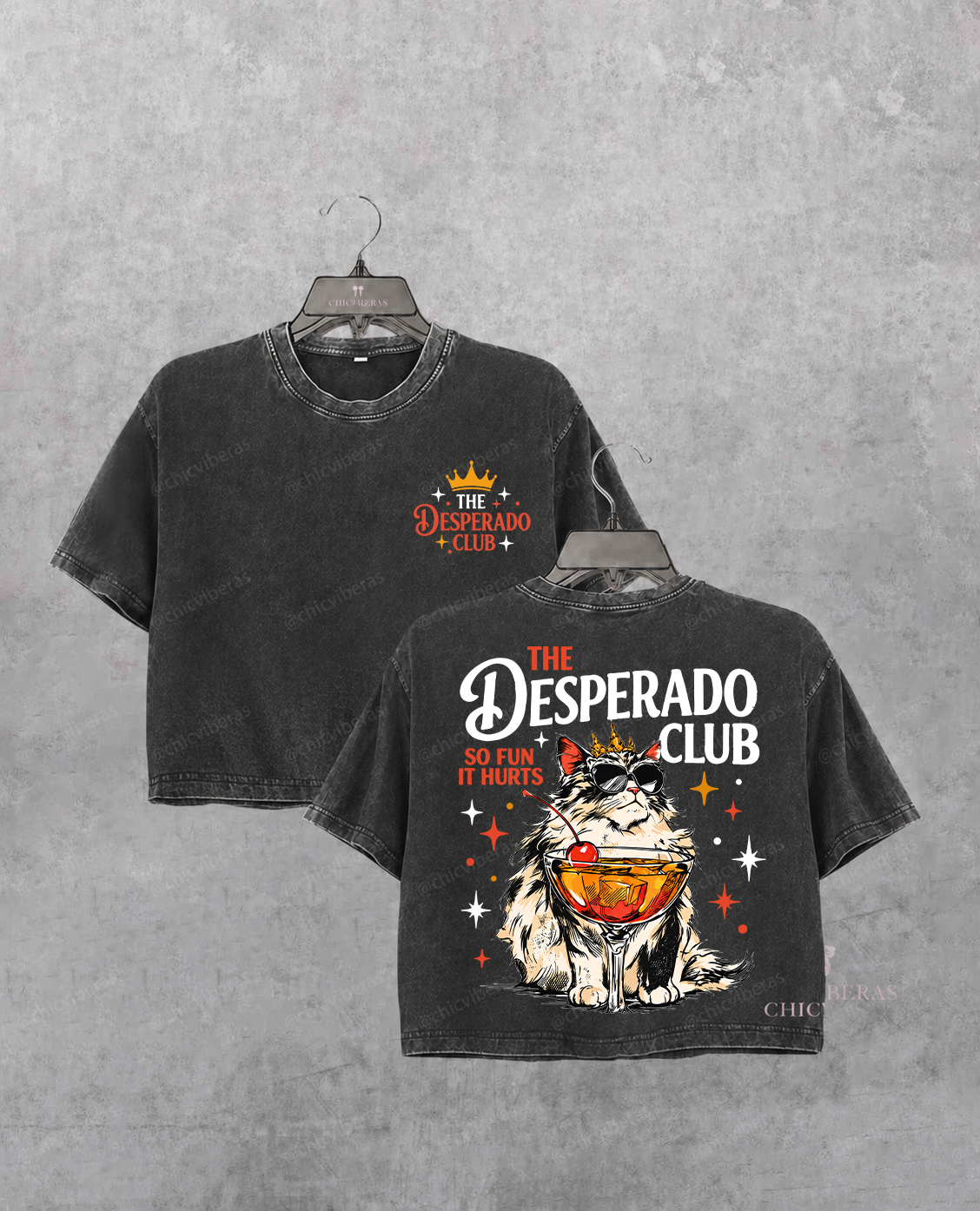 Retro Princess Donut The Desperado Club Crop Shirt