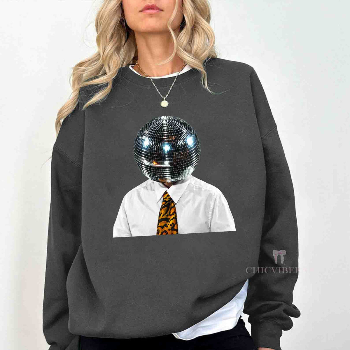 Disco Ball Head HS Together Together Tour Crewneck