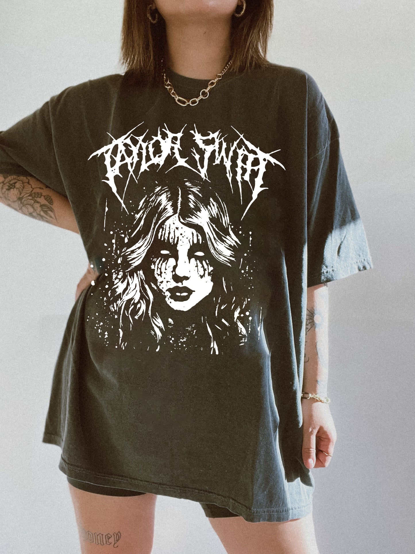 Metal TS Down Bad Tee