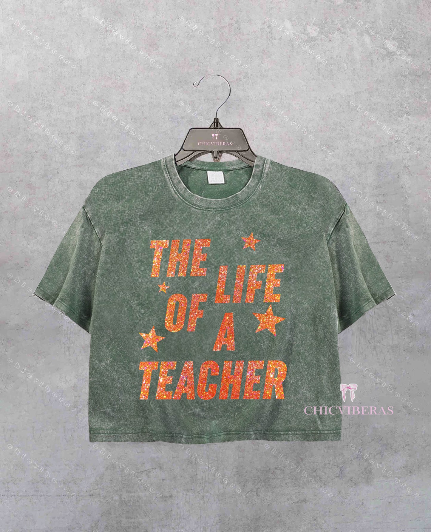 The Life Of A Teacher Back To School Crop Shirt