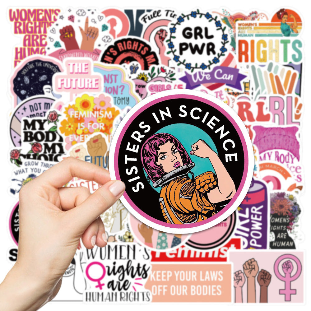 100pcs Feminist Stickers