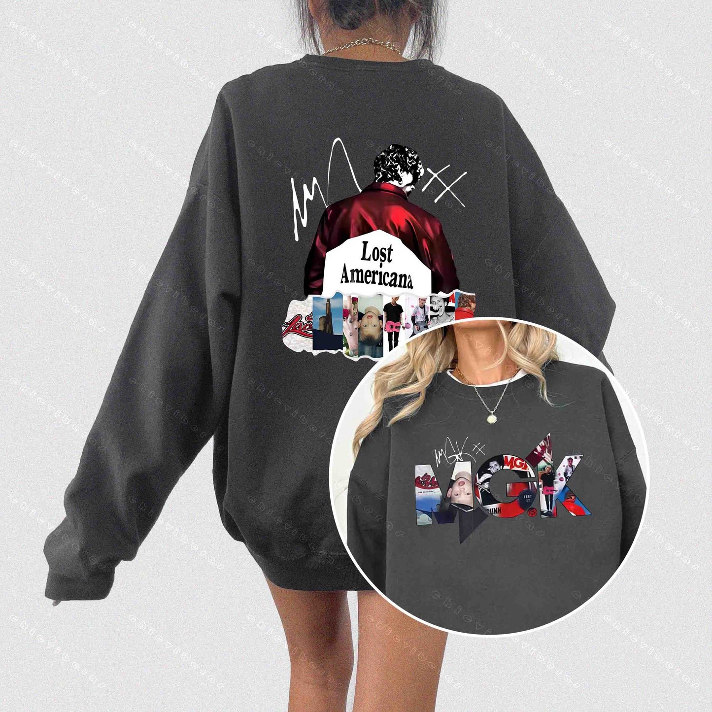Machine Gun Kelly Music Tour Vintage Crewneck