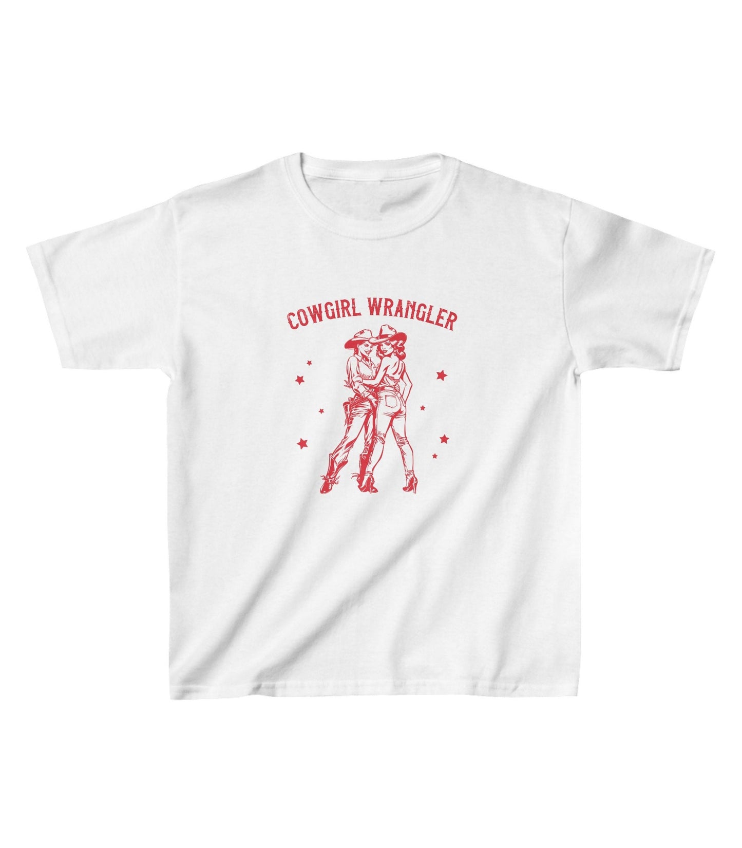 Western Subtle Lesbian Y2K Baby Tee