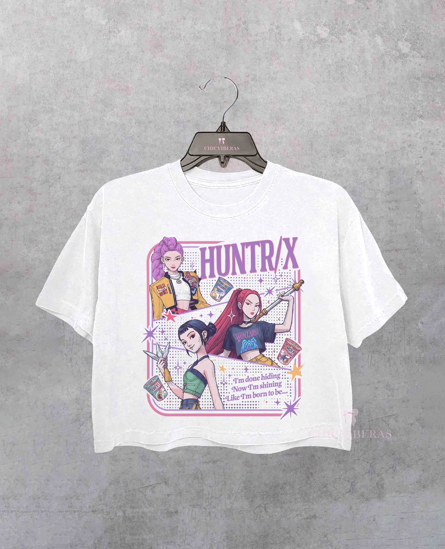 Kpop Demon Hunters Huntrix Girl Crop Shirt
