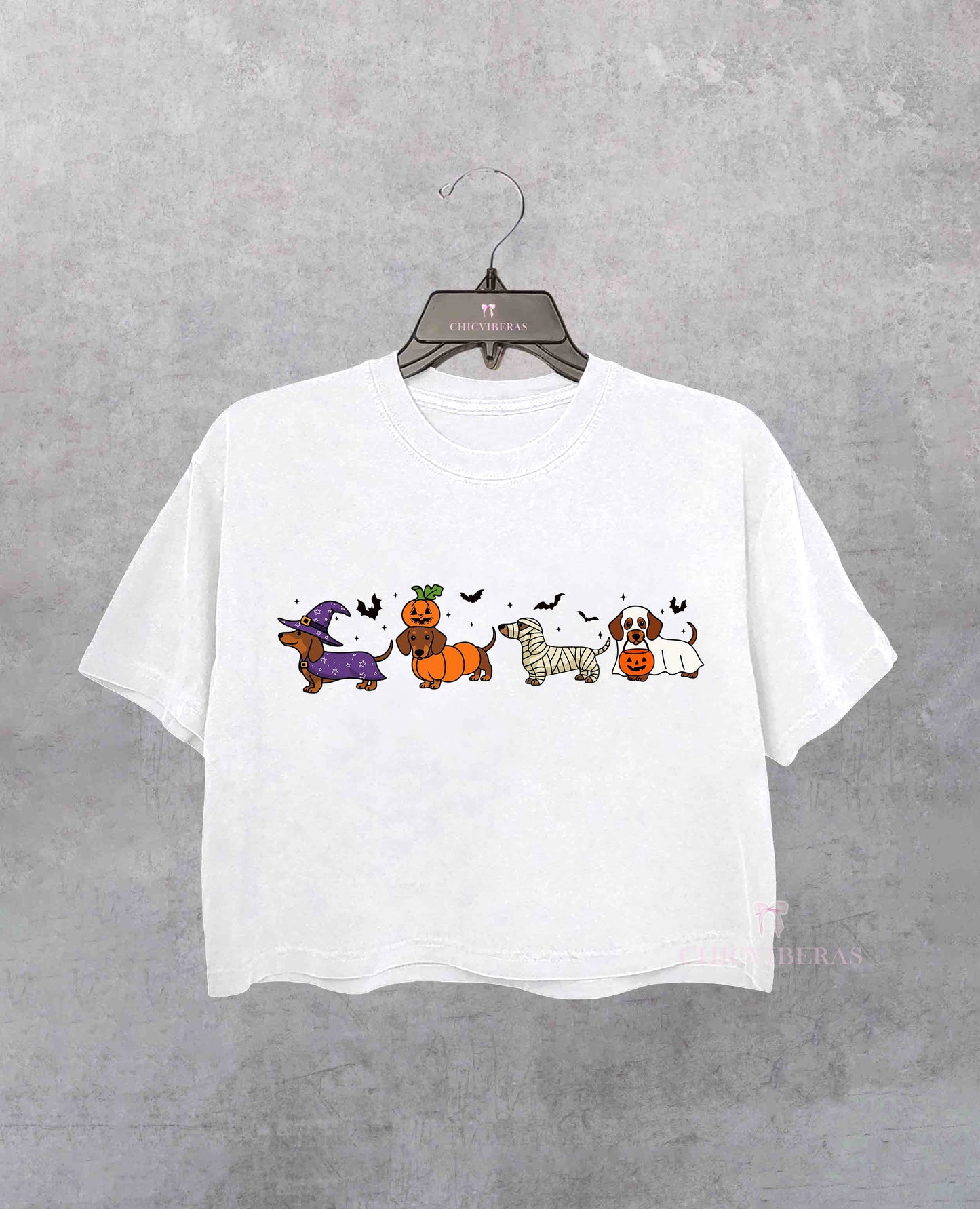 Cute Dachshund Crop Shirt