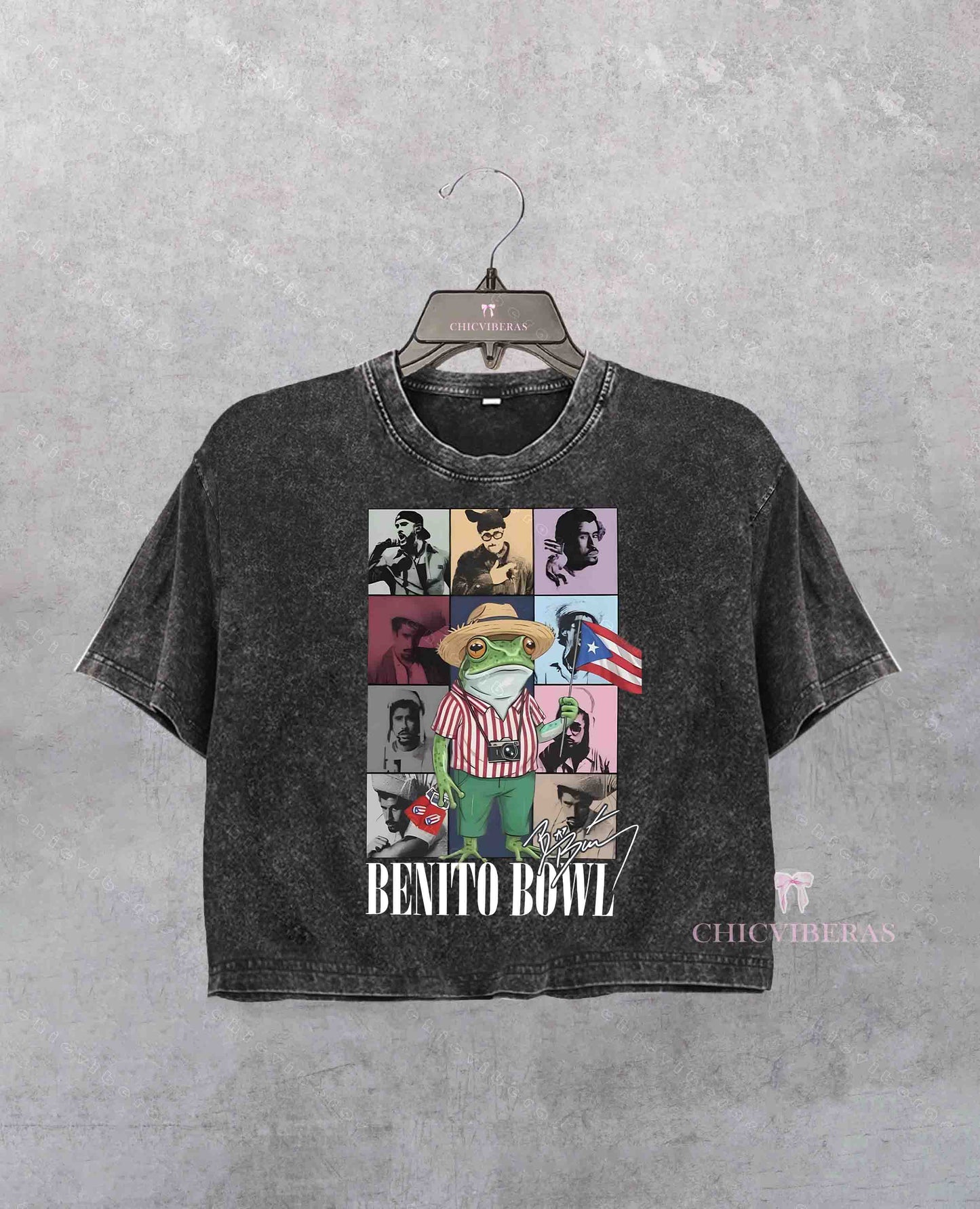 Benito Bowl Puerto Rico Football Crop Shirt