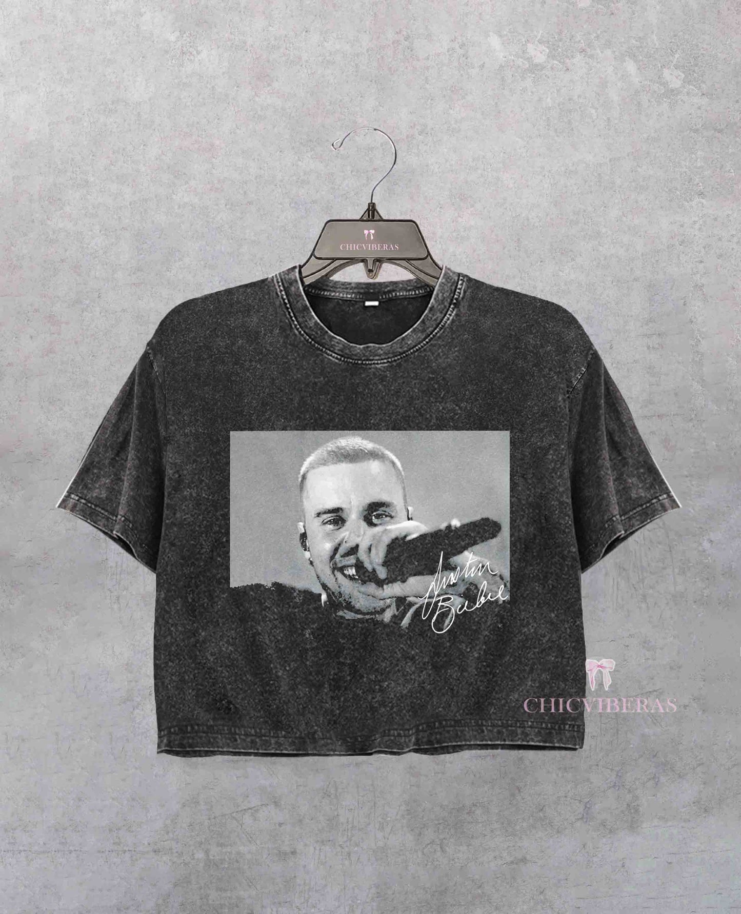 Bieberchella Justin Bieber Coachella Concert Crop Shirt