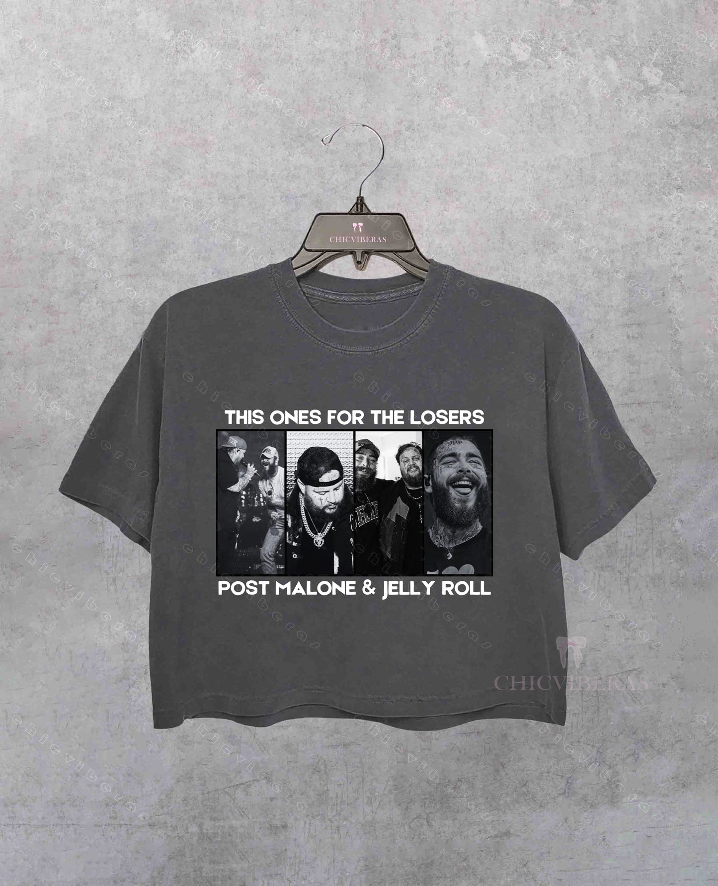 This Ones For The Losers Post Malone & Jelly Roll Crop Shirt