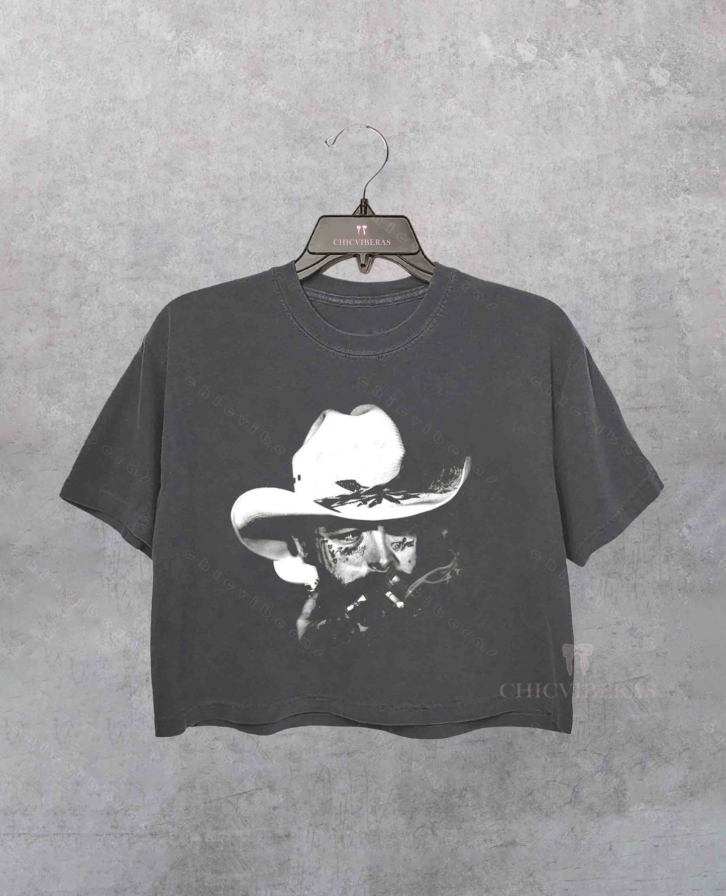Posty Malone Cowboy Concert Crop Shirt