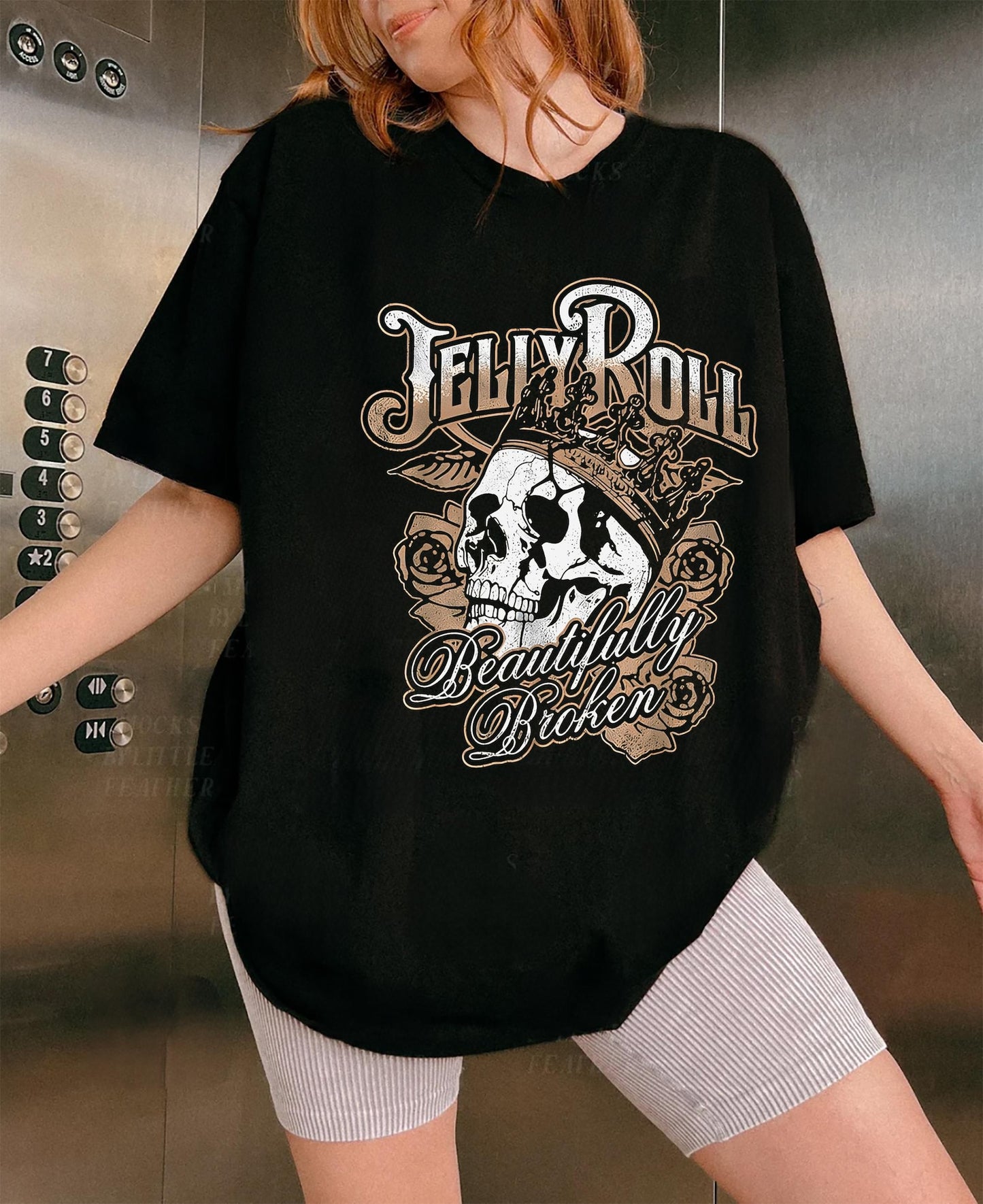 Retro Jelly Roll Somebody Save Me From Myself Tee