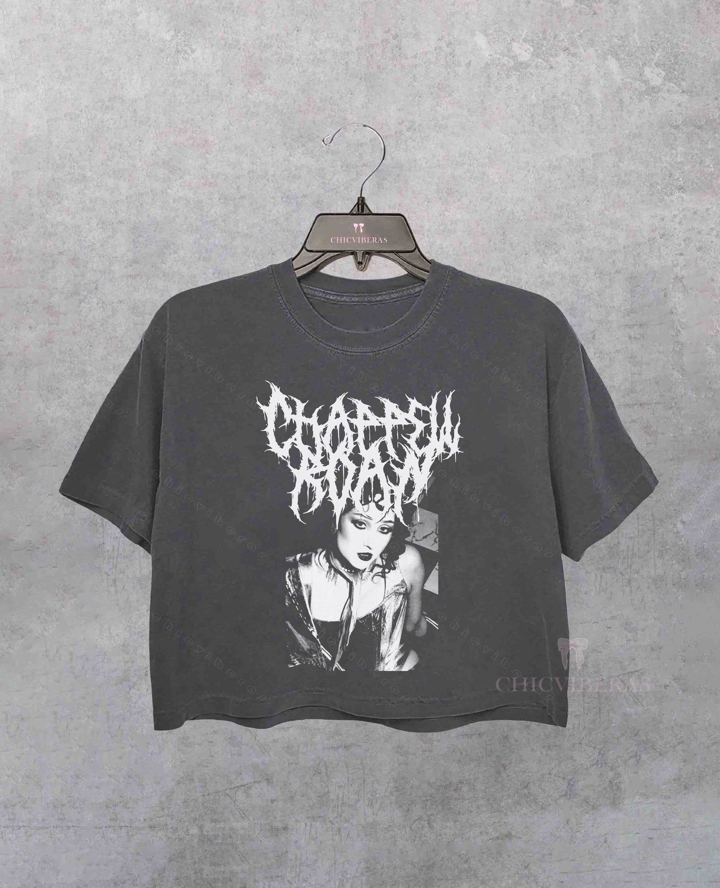 Chappell Roan Death Metal Crop Shirt