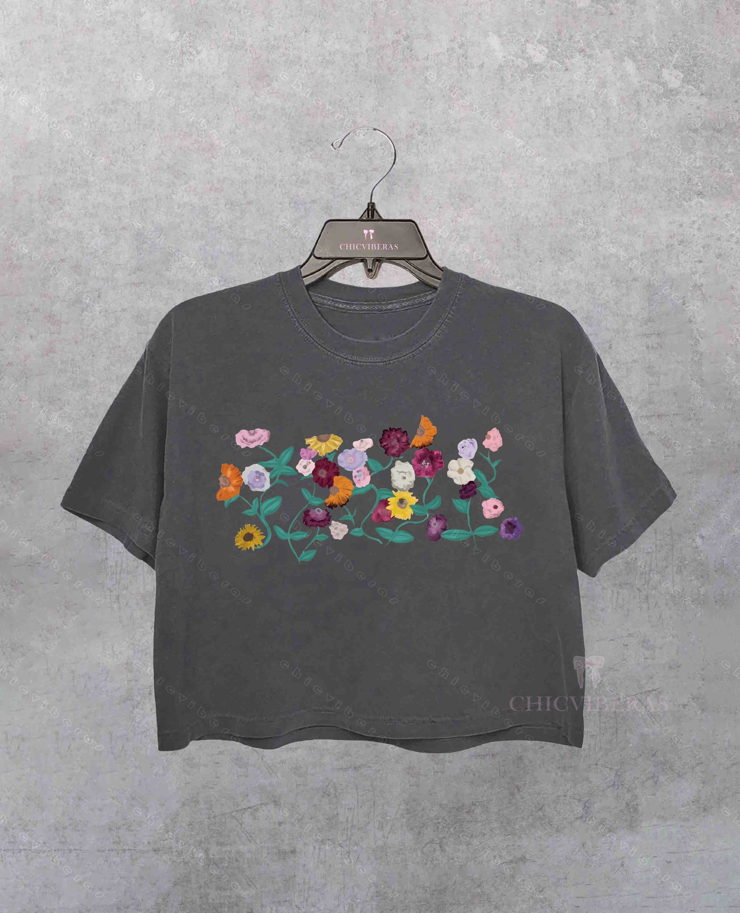 Eras Piano Flowers Surprise Songs Crop Shirt