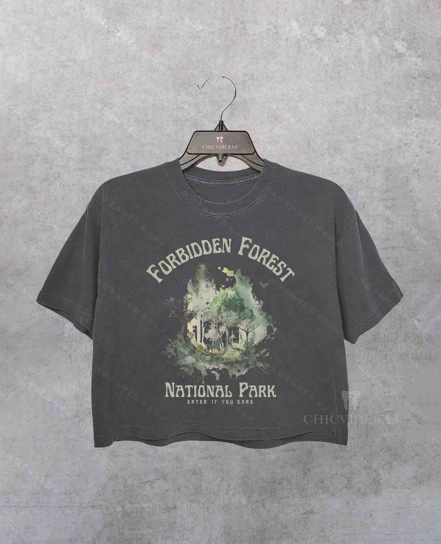 Forbidden Forest National Park Crop Shirt