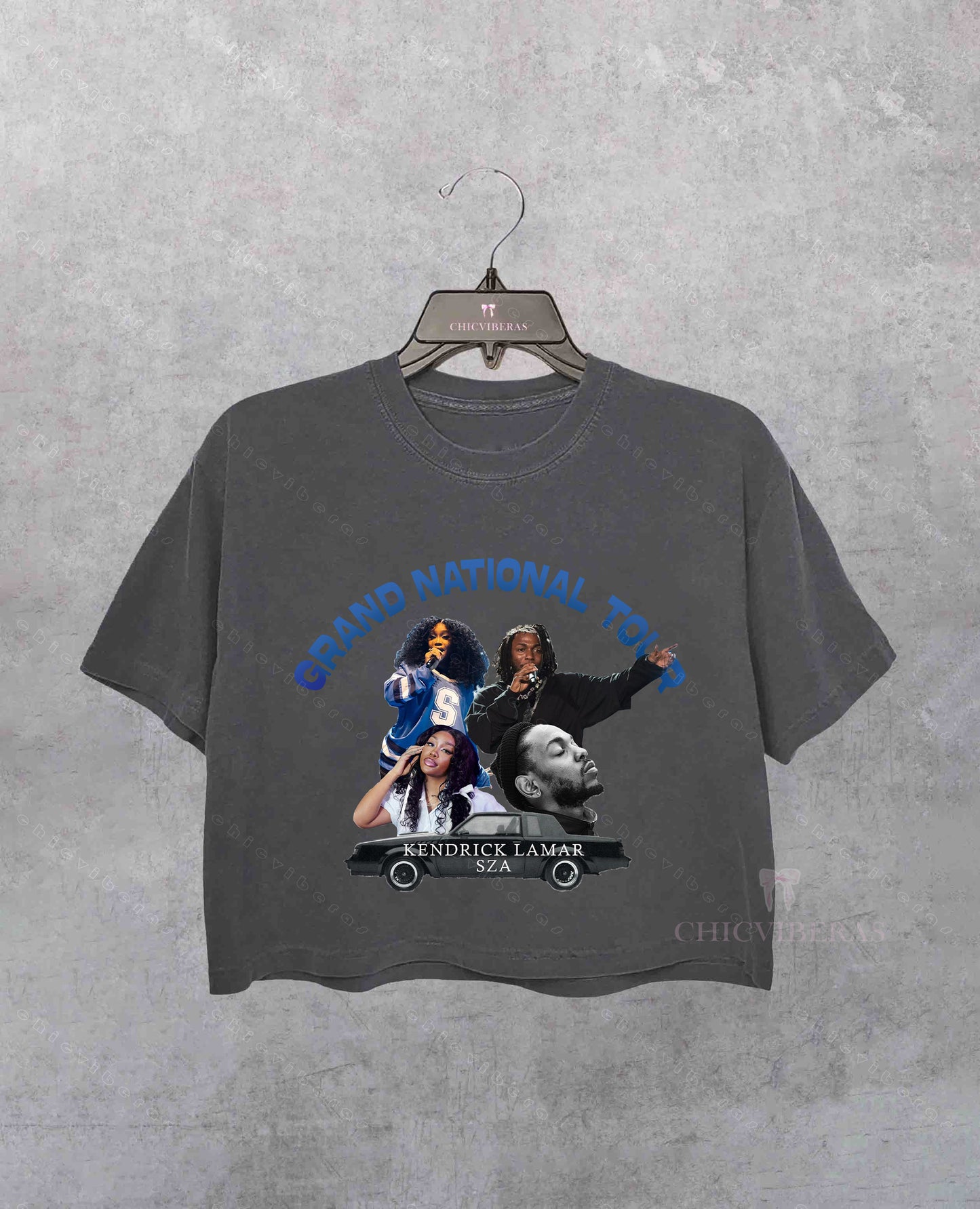 Kendrick Lamar & Sza Grand National Tour Crop Shirt