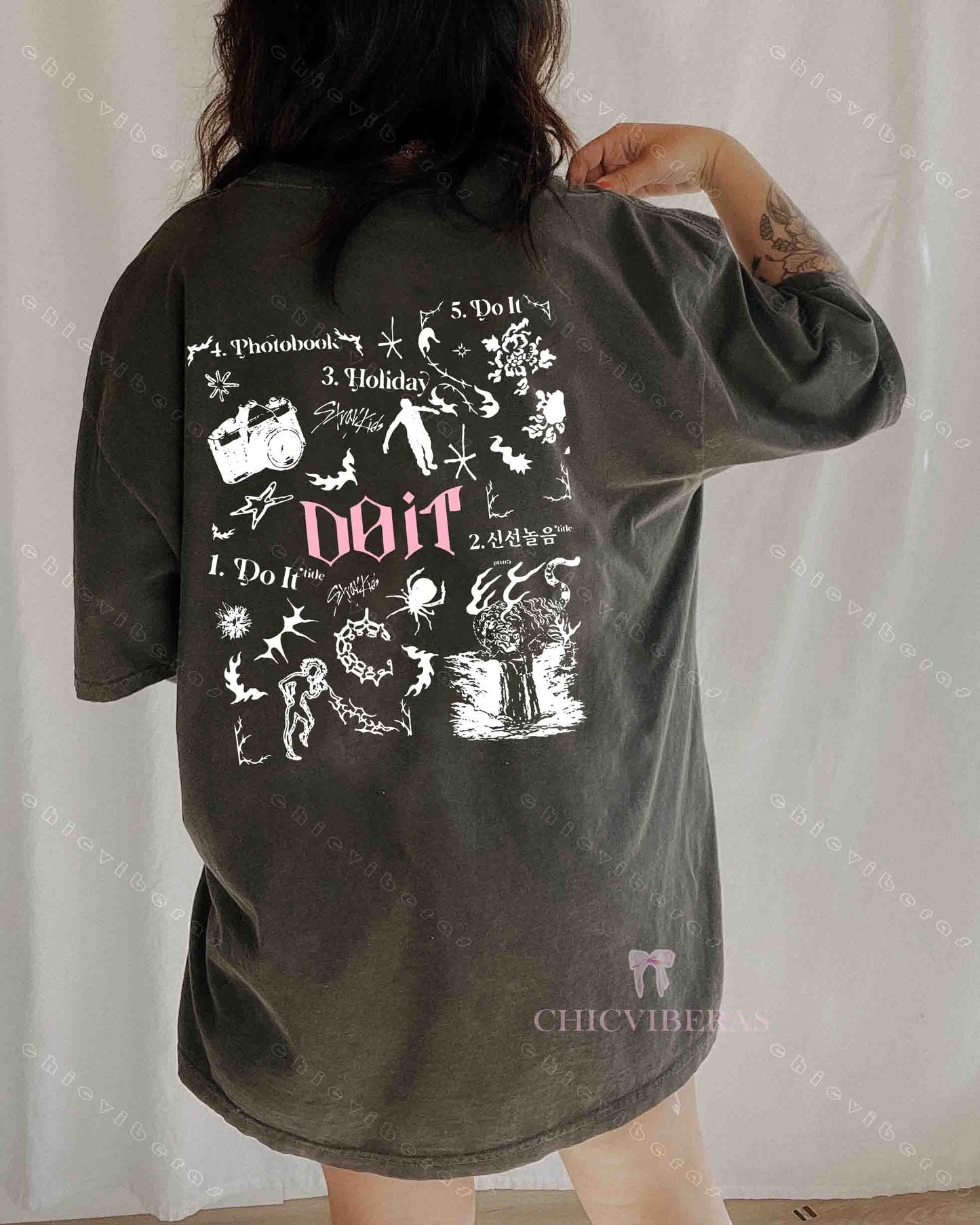Stray Kids Do It Tracklist 2 sides Tee