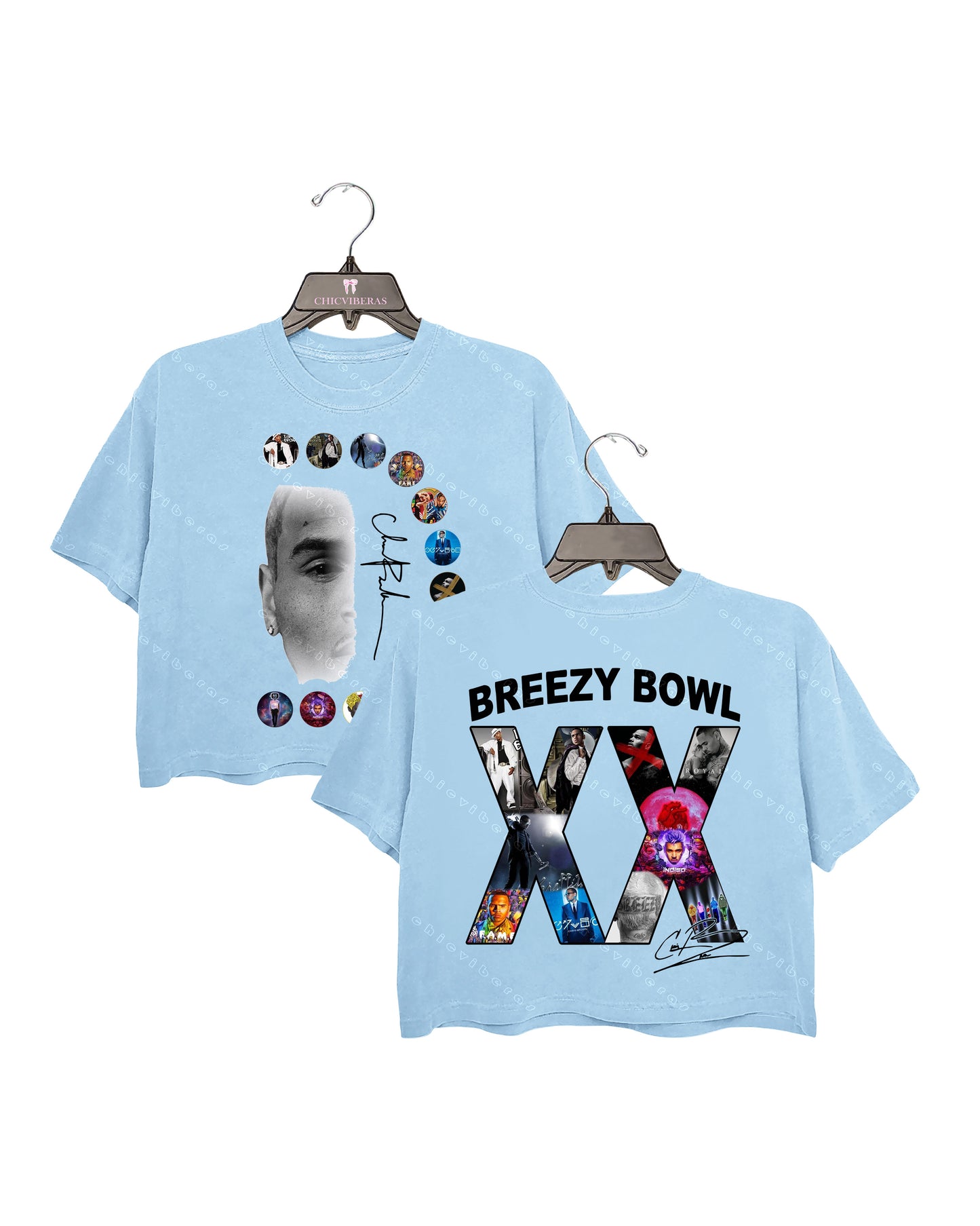 Chris Brown Tour Breezy Bowl XX V2 Crop Shirt