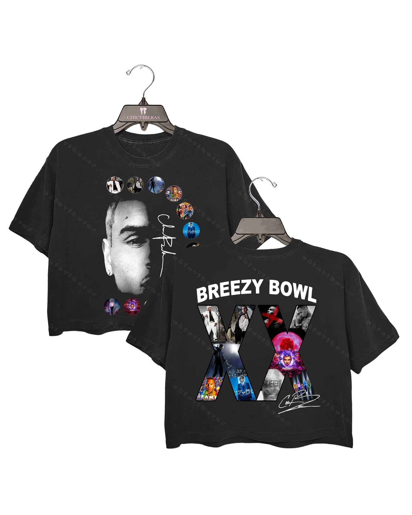 Chris Brown Tour Breezy Bowl XX V2 Crop Shirt