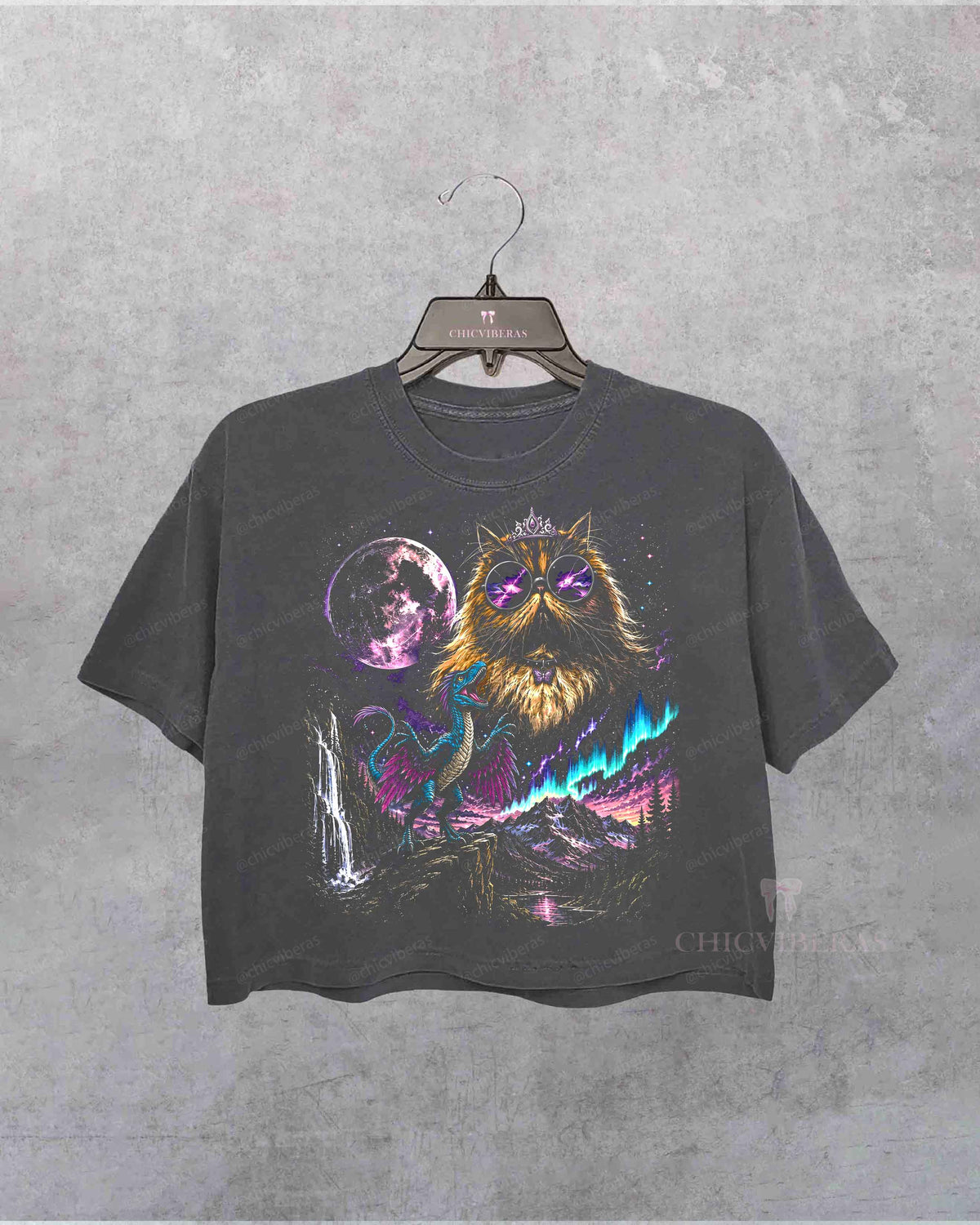 Vintage Princess Donut Dungeon Crawler Carl Crop Shirt