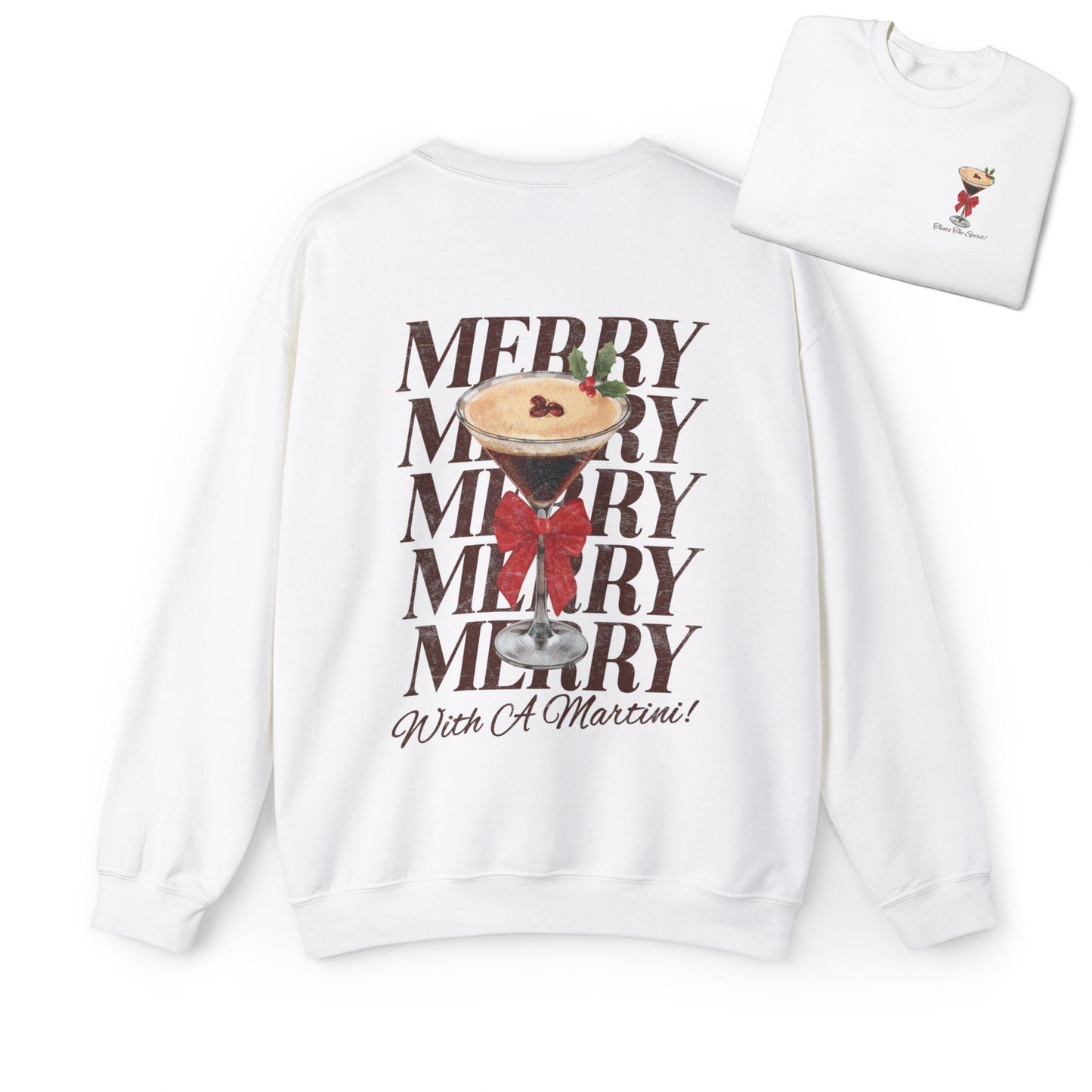 Merry With A Martini Espresso Martini Sweatshirt