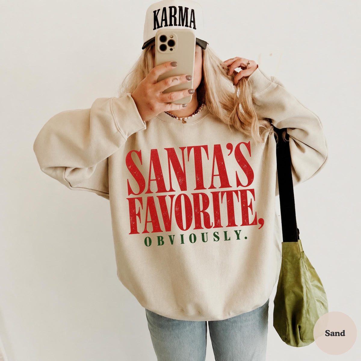 Santa's Favorite Obviously Crewneck
