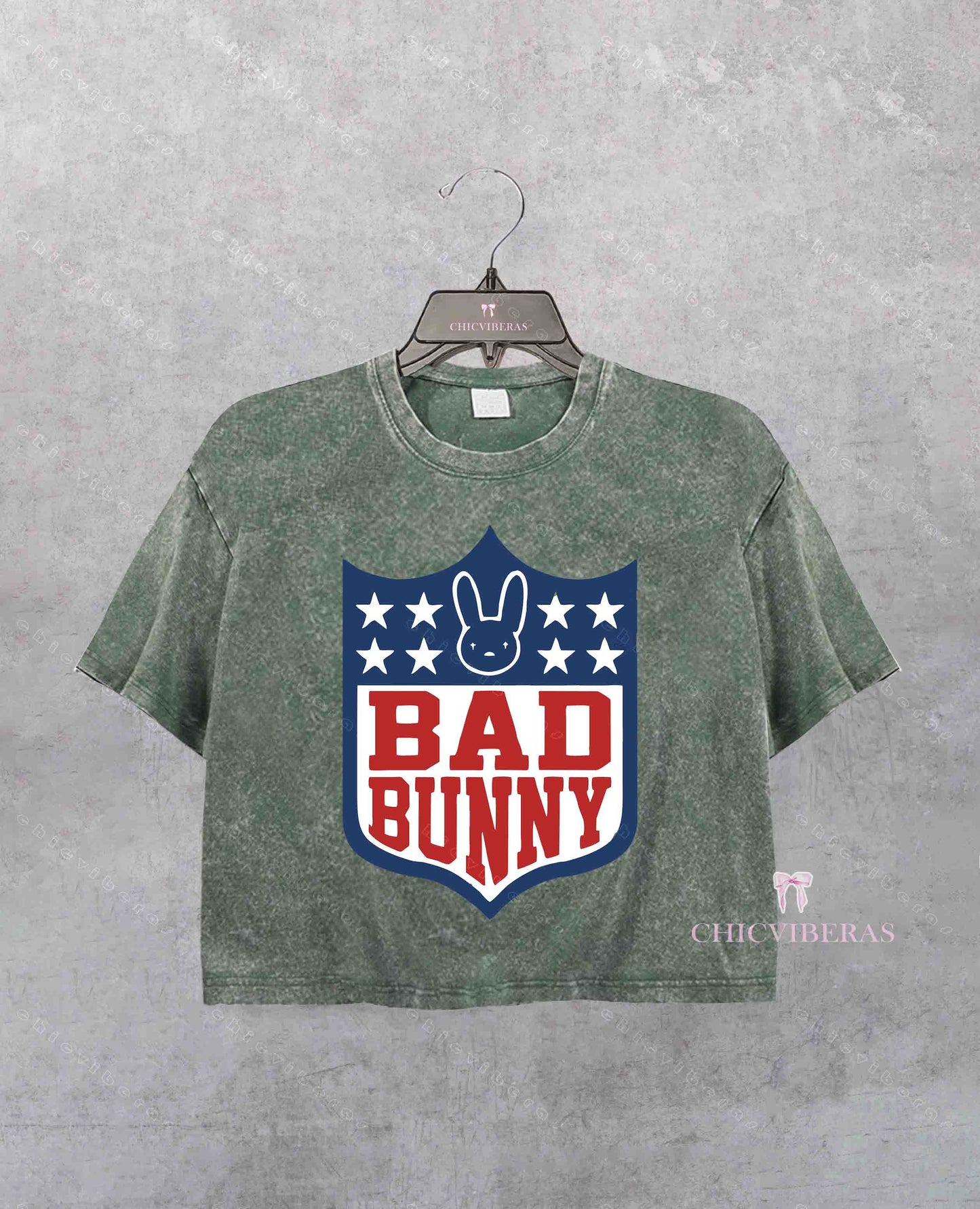 Bad Bunny Football Crop Shirt