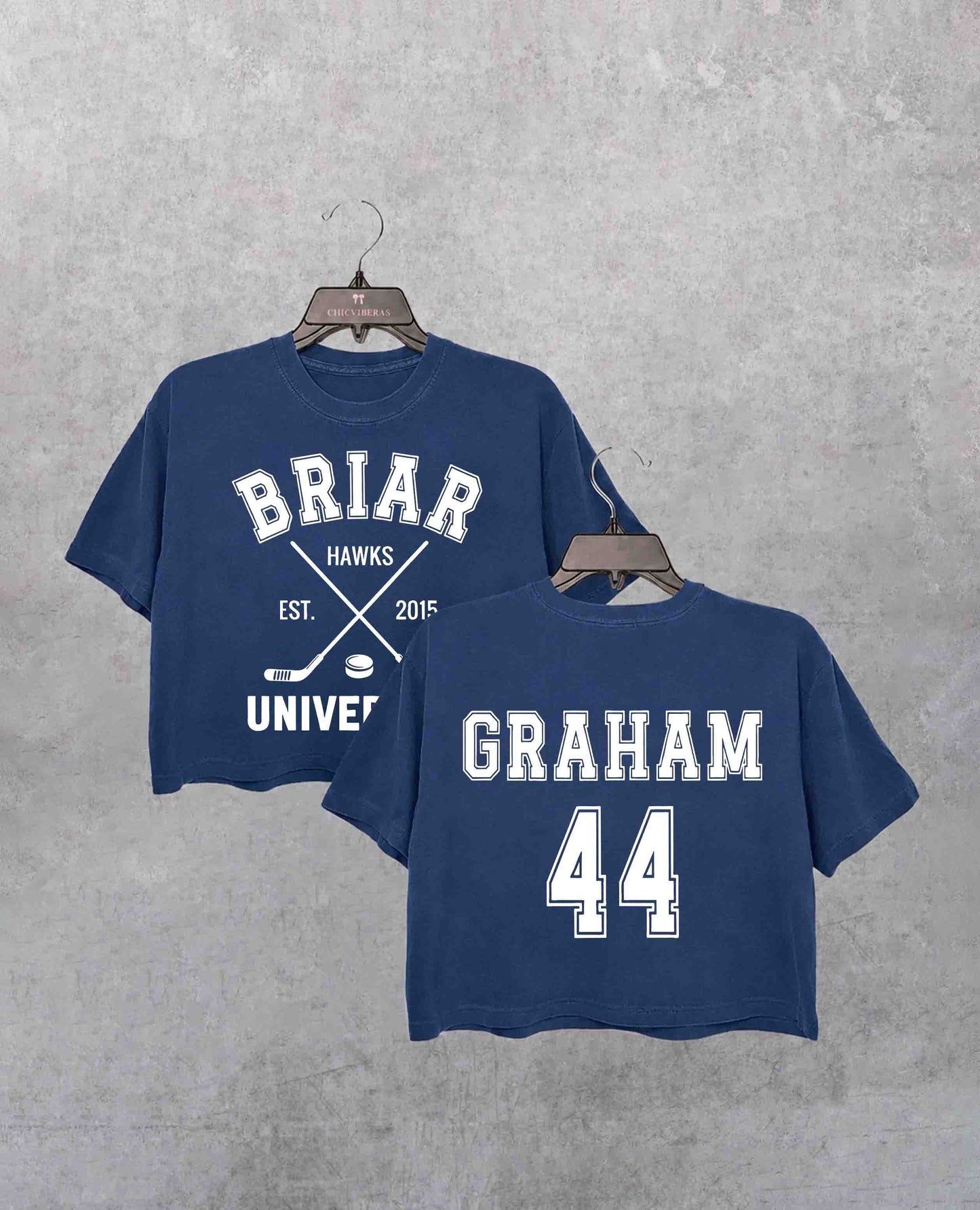Briar Hockey Off-Campus Hockey Romance Crop Shirt