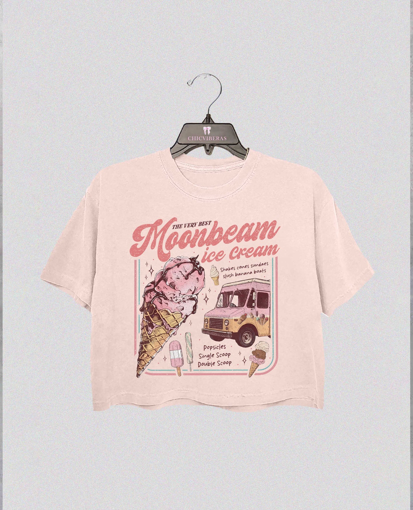 Moonbeam Ice Cream Mr Electric 2025 Concert Crop Shirt