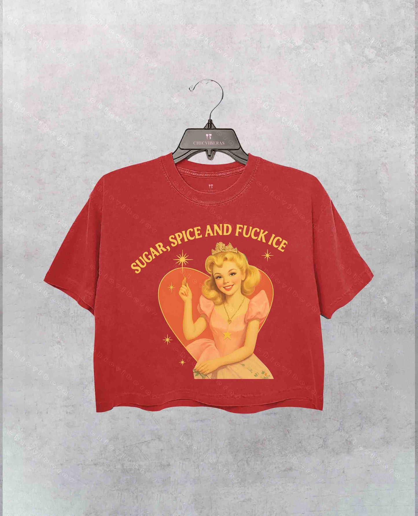 Sugar Spice and F*ck ICE Crop Shirt