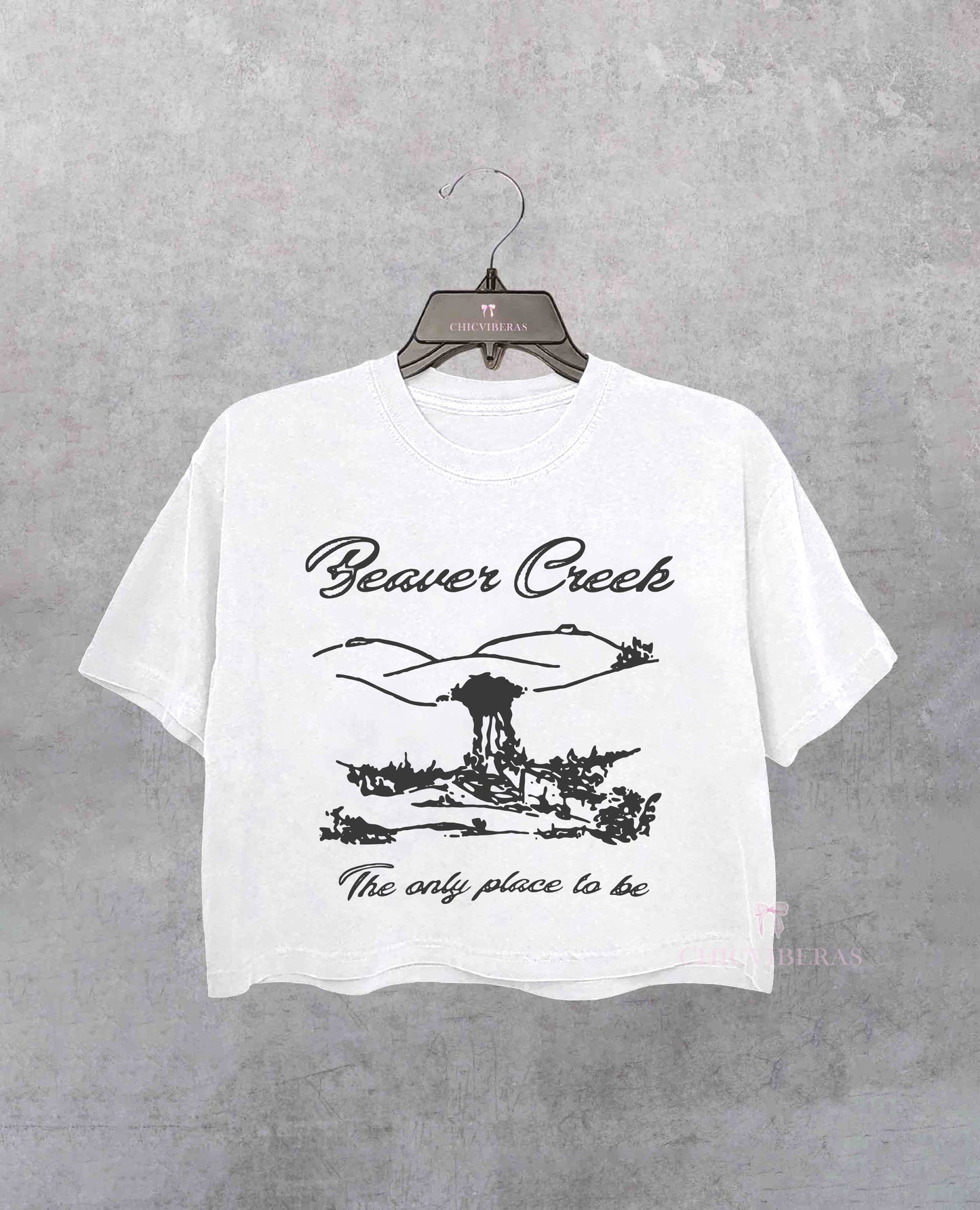 Lesbian Visibility Beaver Creek Funny Crop Shirt