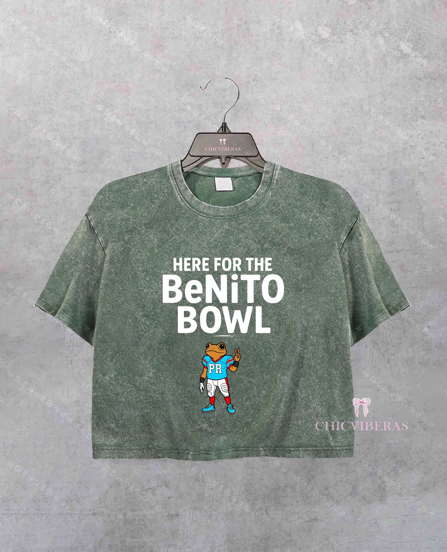 DTMF Bad Bunny Super Bowl Crop Shirt