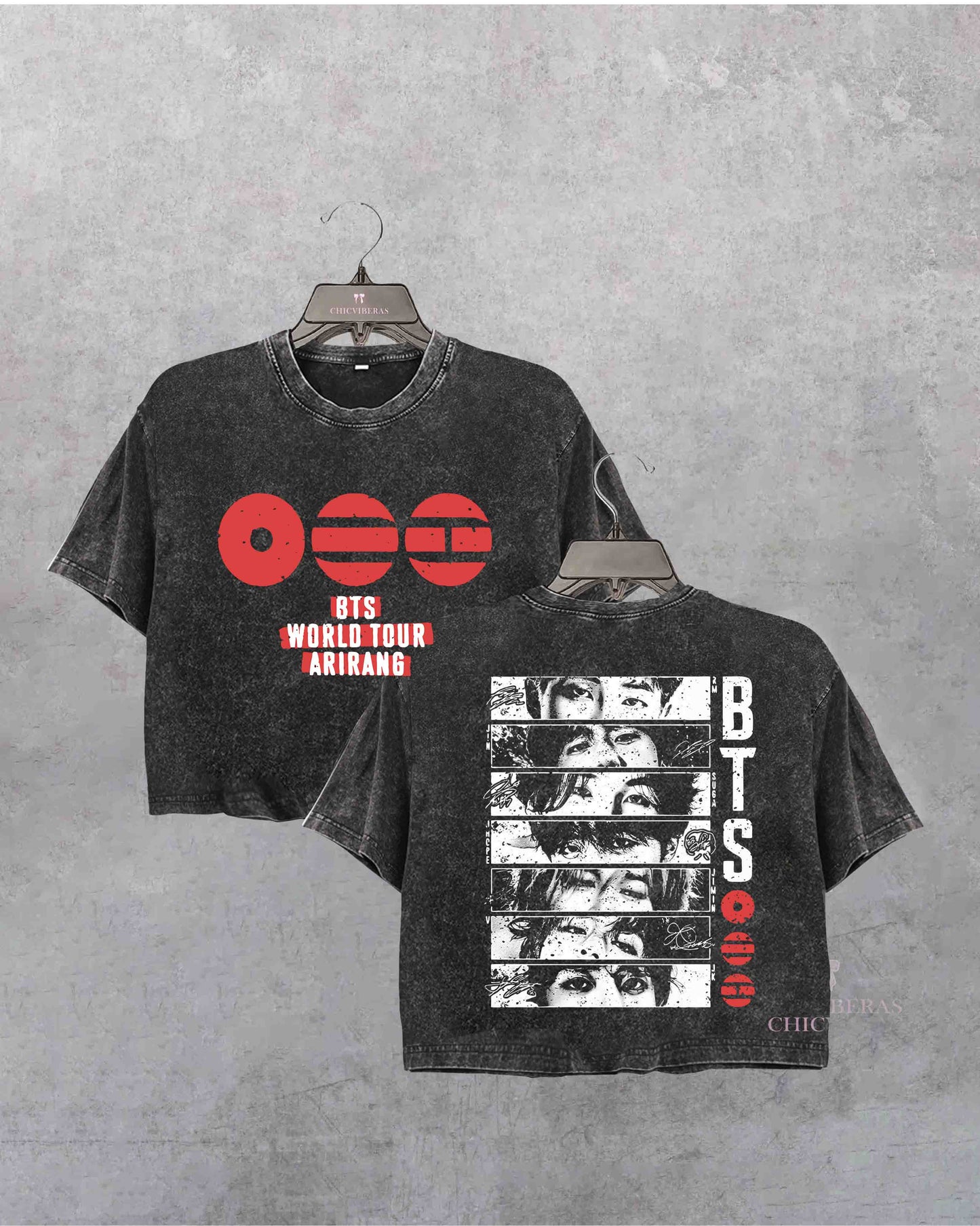 BTS World Tour Arirang K-Pop Crop Shirt