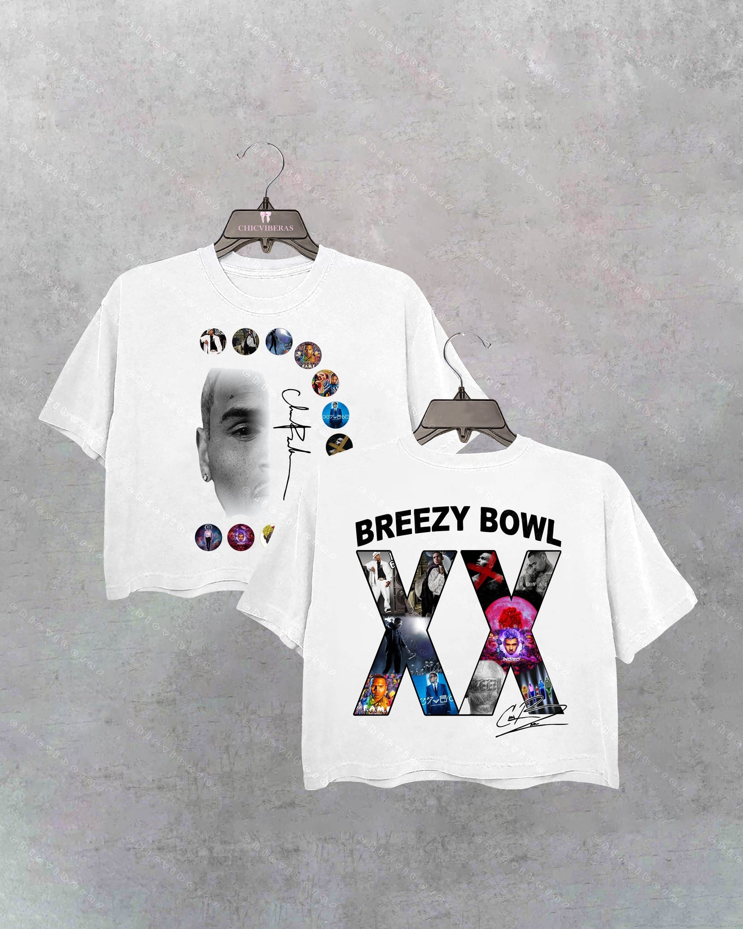 Chris Brown Tour Breezy Bowl XX V2 Crop Shirt