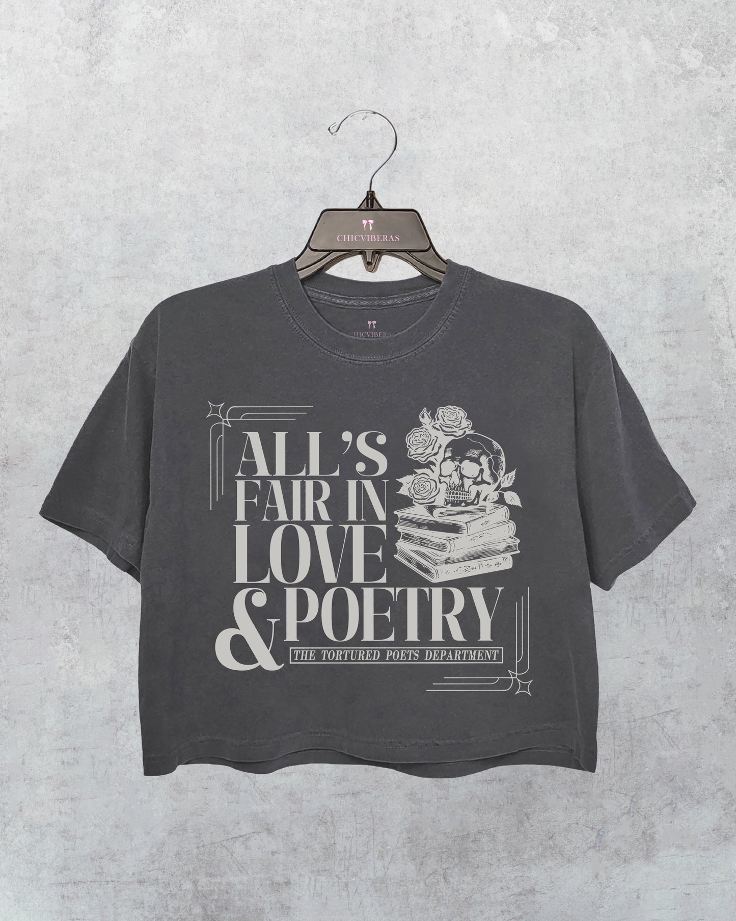 All's Fair In Love And Poetry The Tortured Poets Department  Crop Shirt