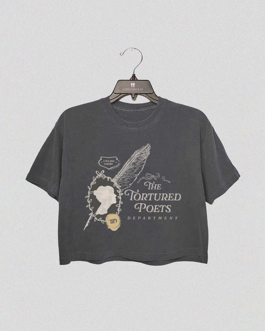 The Tortured Poets Department Crop Shirt