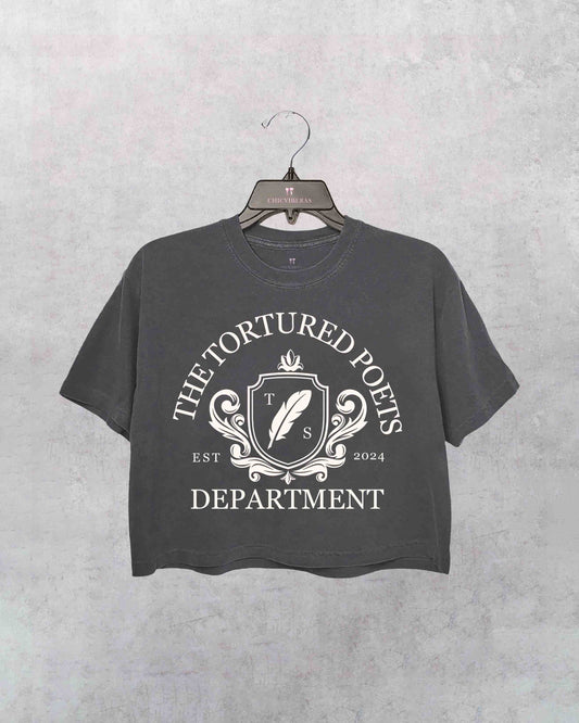 The Tortured Poets Department Crop Shirt