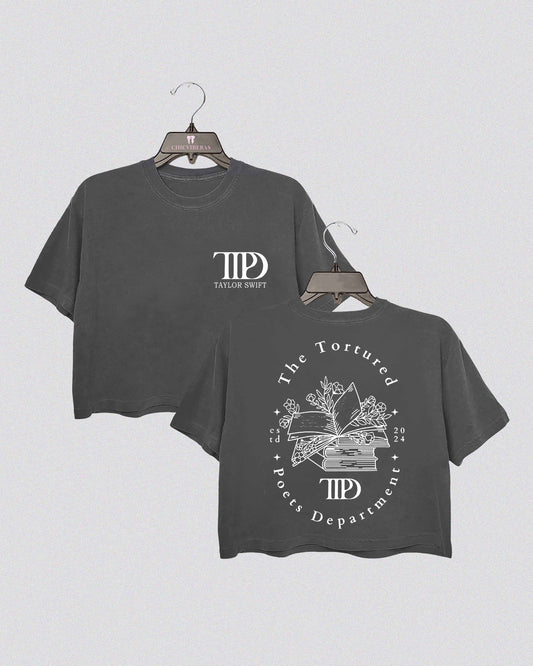 The Tortured Poets Department Crop Shirt