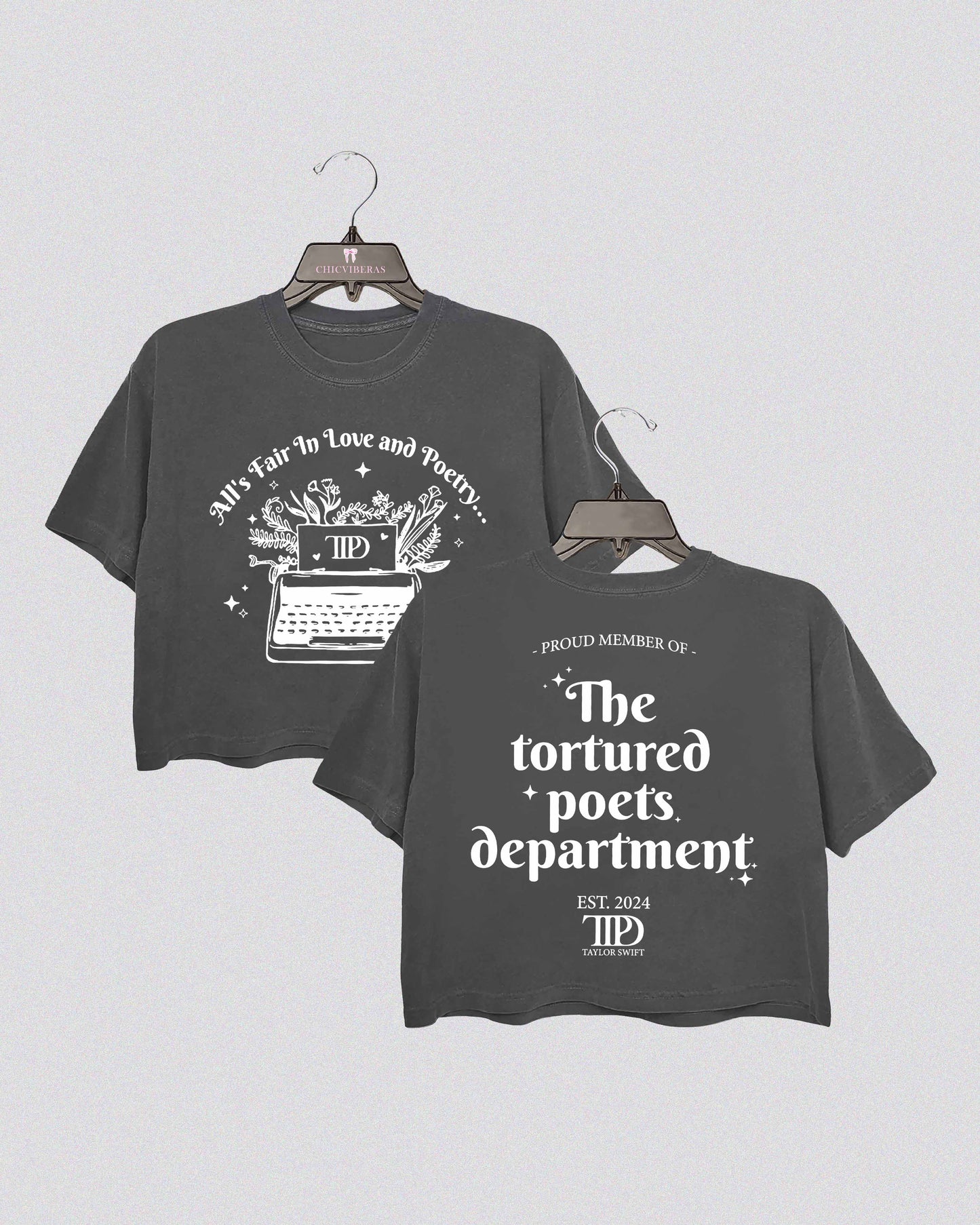 The Tortured Poets Department Crop Shirt