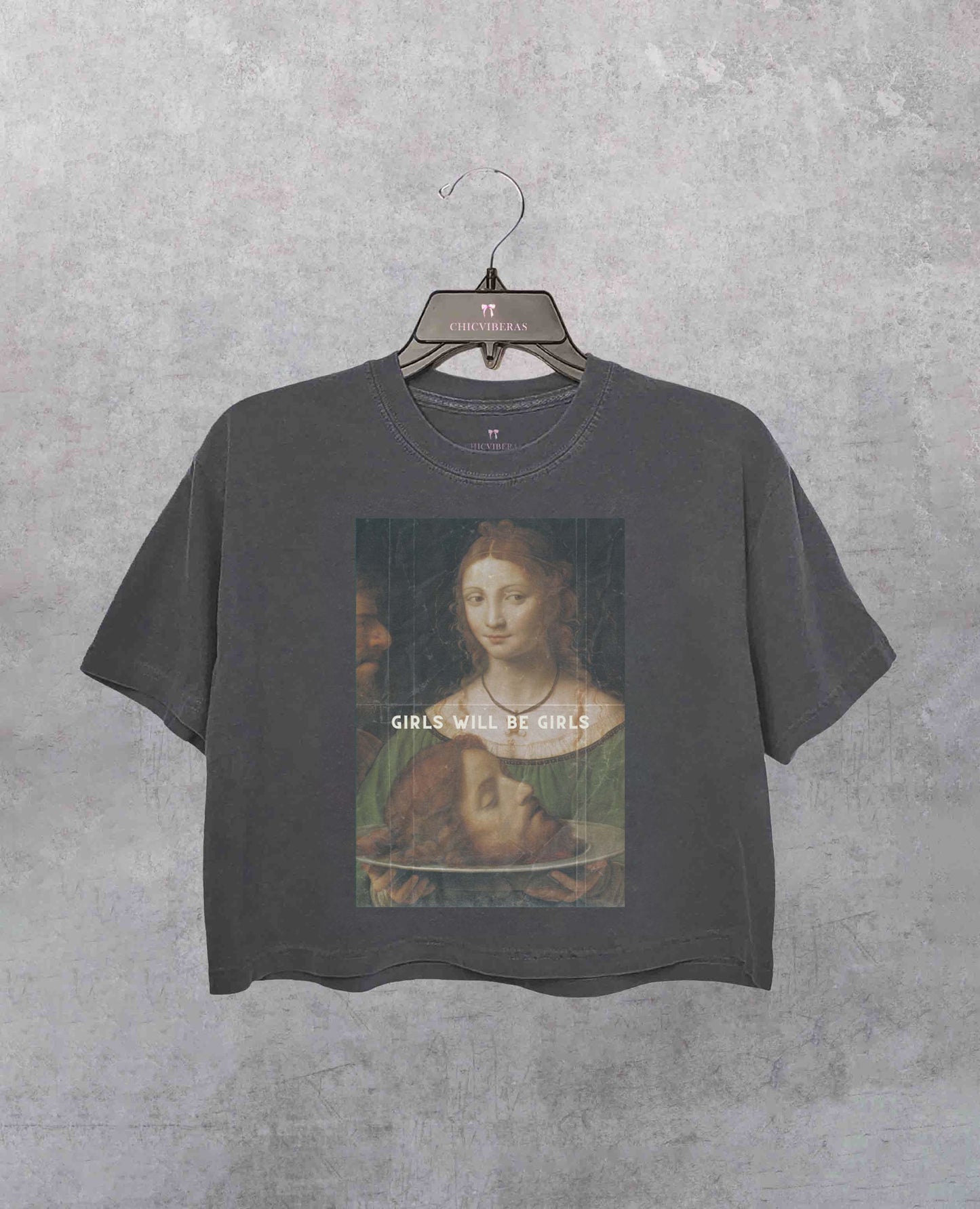 Girls Will Be Girls Salome John the Baptist Crop Shirt