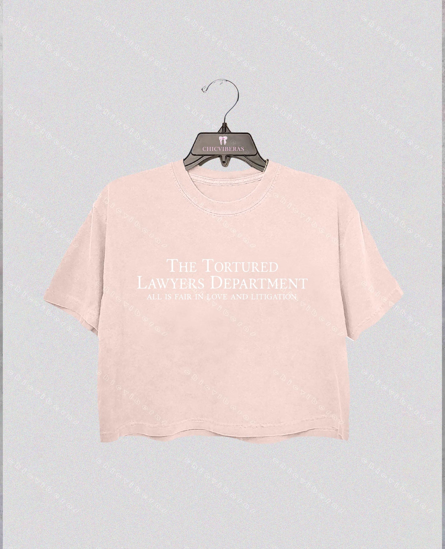 Tortured Lawyers Department Crop Shirt