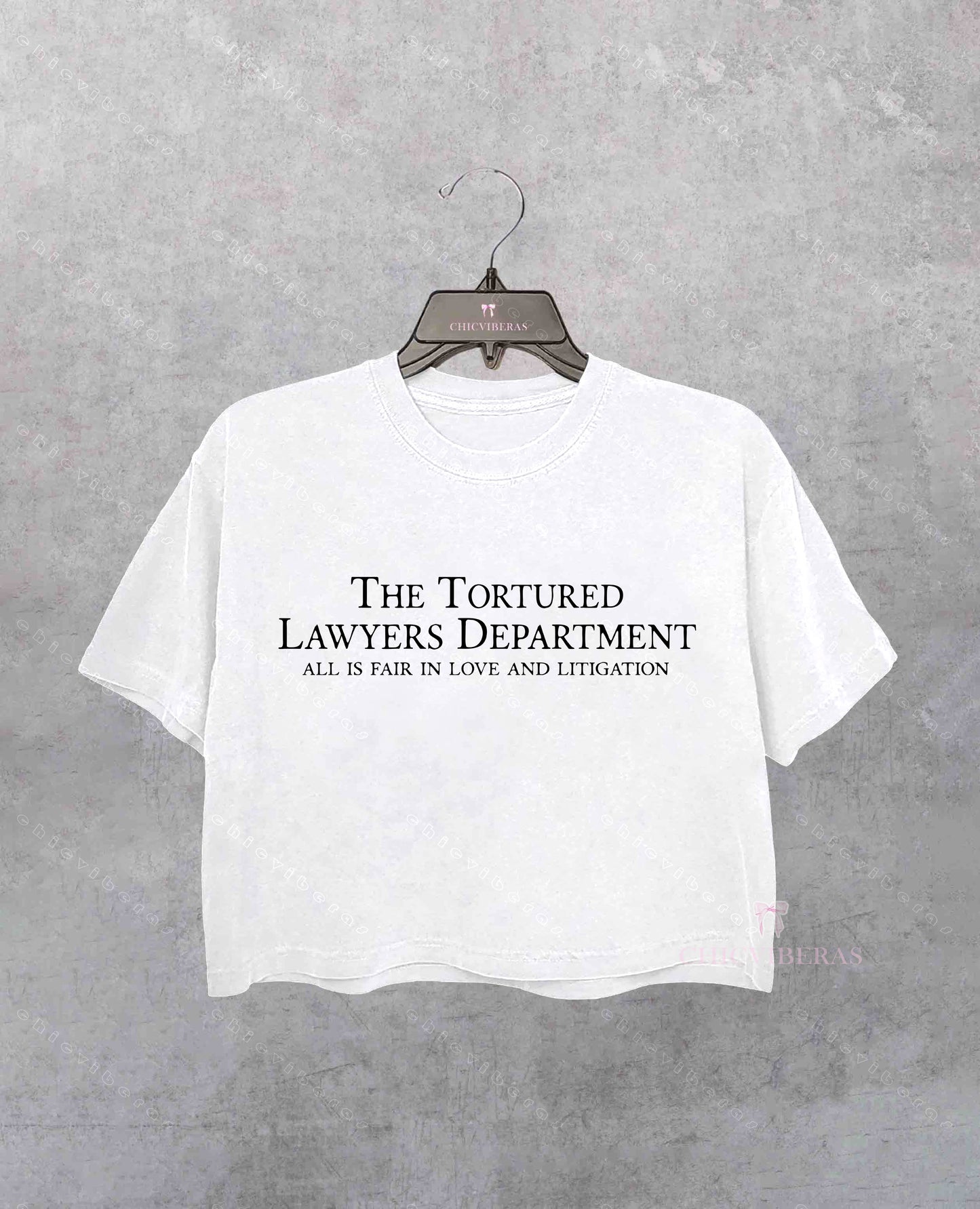 Tortured Lawyers Department Crop Shirt