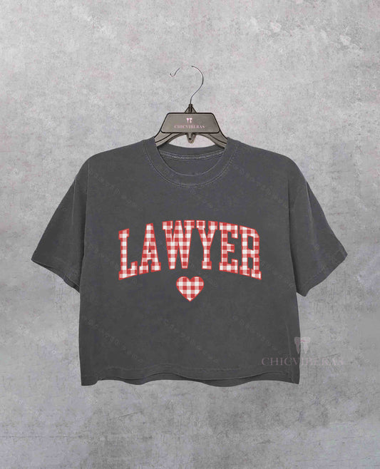 Lawye Valentine's Crop Shirt