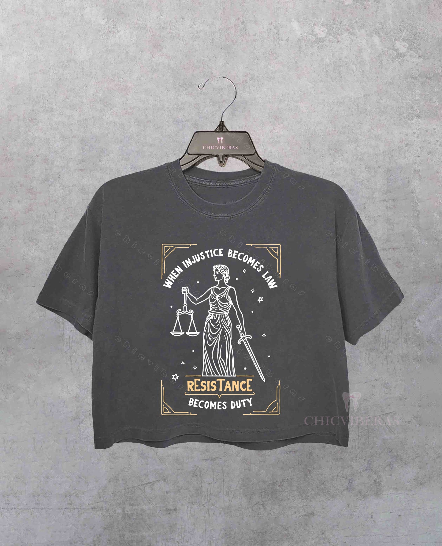 When Injustice Becomes Law Resistance Becomes Duty Crop Shirt