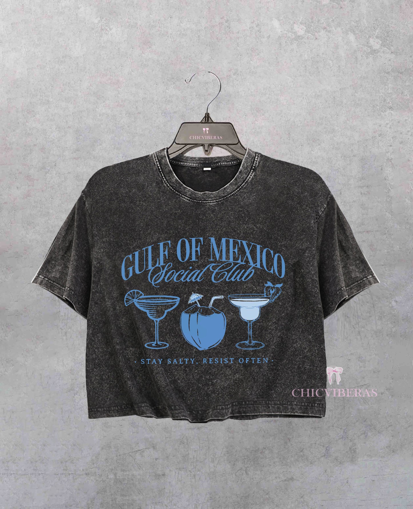 Gulf Of Mexico Social Club FDT Washed Crop Shirt