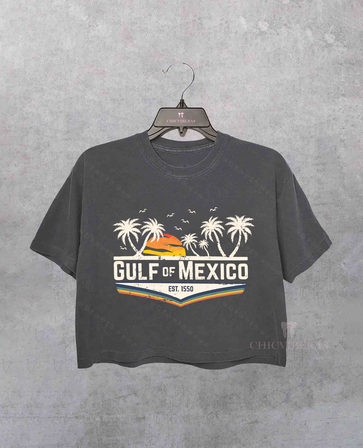 Gulf Of Mexico Subtle FDT Crop Shirt